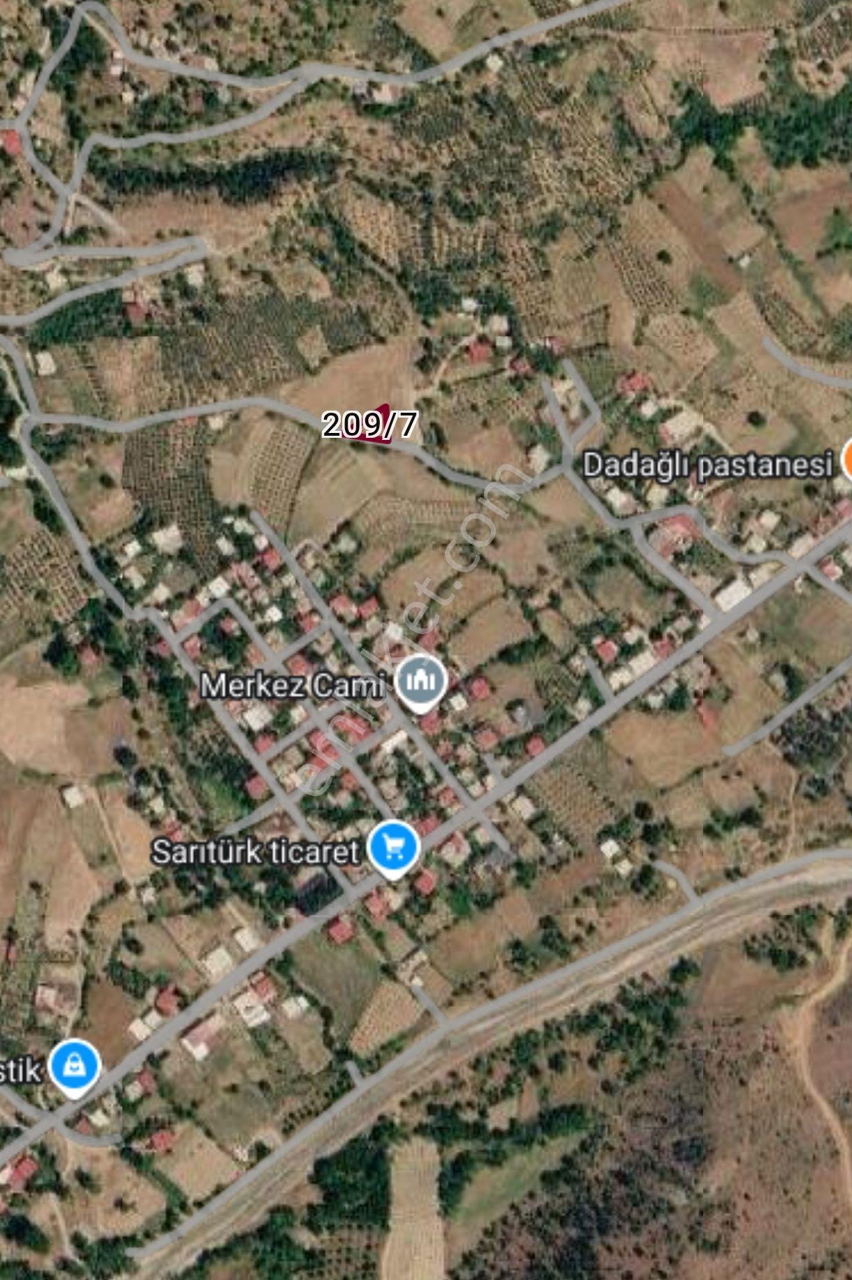 Yıldırım Emlaktan Dadağlı'da 520 M2 Satılık Tek Tapu Tarla — fotoğraf 2