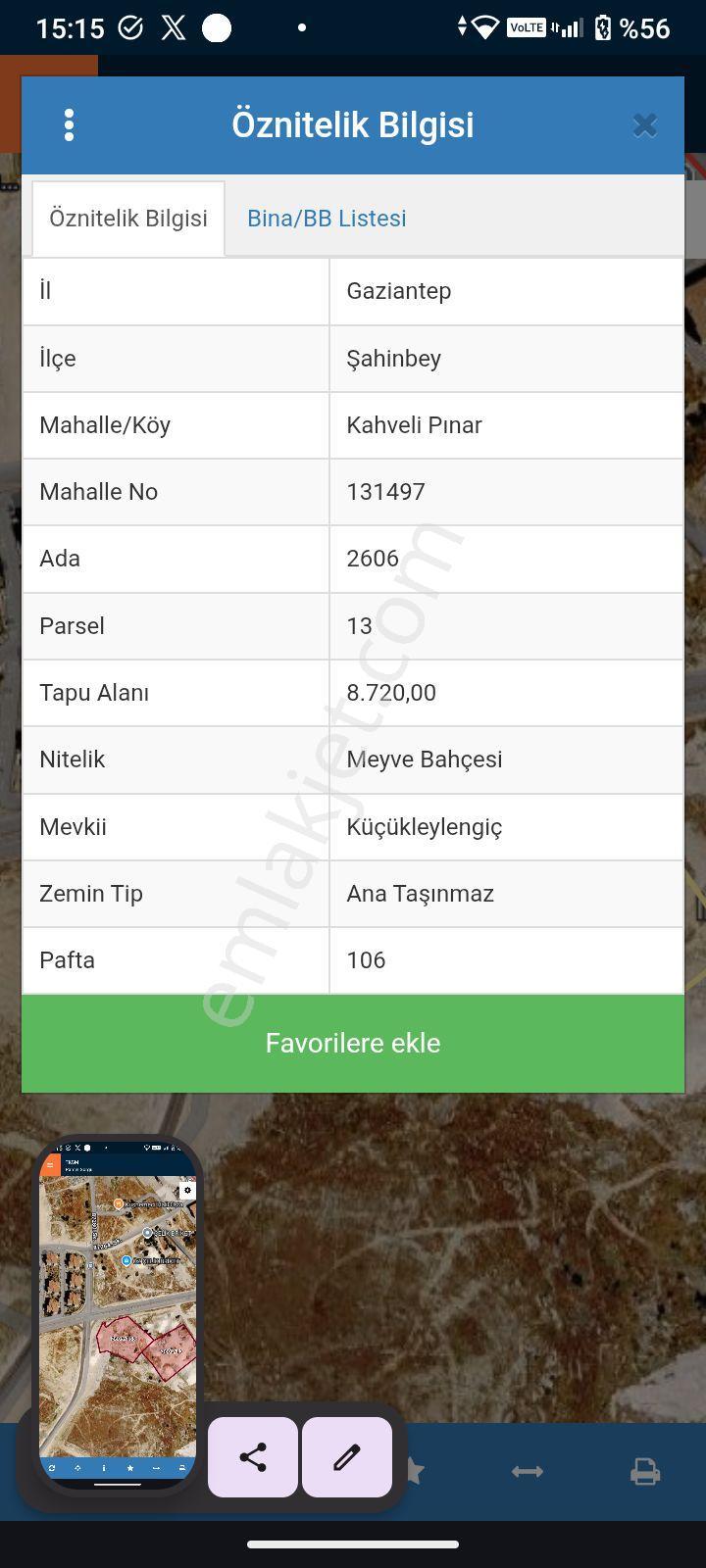 Şahinbey Geylani'de Toki Yakını Satılık 88 M² Arazi — fotoğraf 4