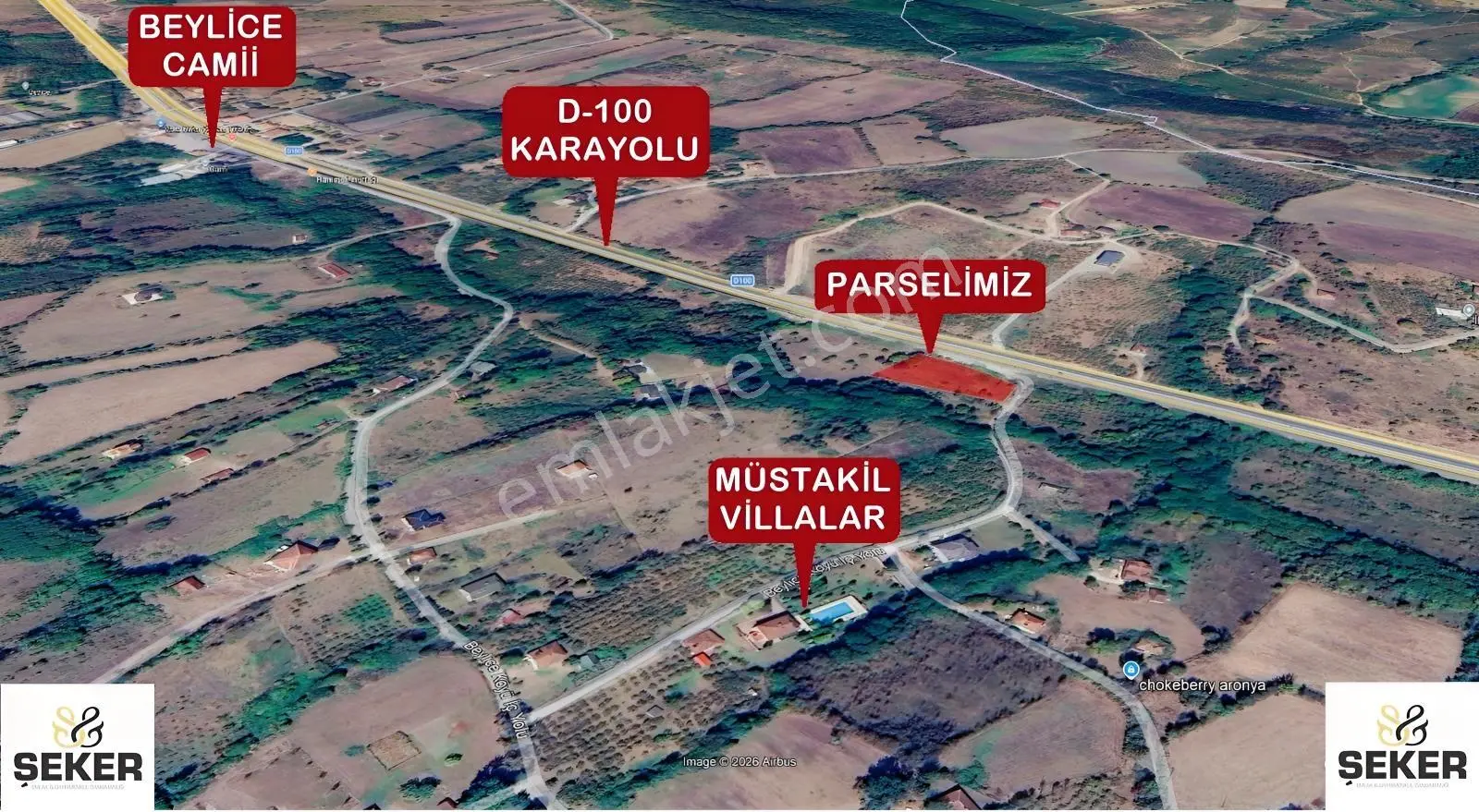 46-şeker Gayrimenkul Beylice Mah.satılık 2645 M2 İmarlı Parsel — fotoğraf 6
