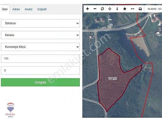 Karasu Kurumeşede Ana Yola 80 M. Mesafede 19.579 M² Tarla — fotoğraf 4