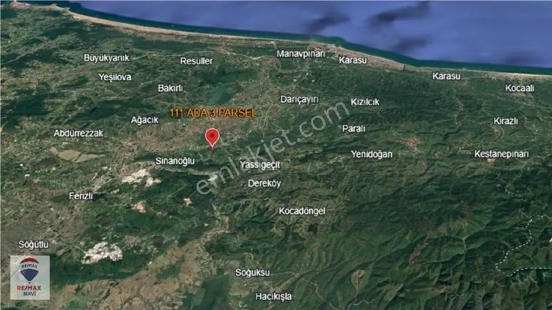 Karasu Kurumeşede Ana Yola 80 M. Mesafede 19.579 M² Tarla — fotoğraf 11