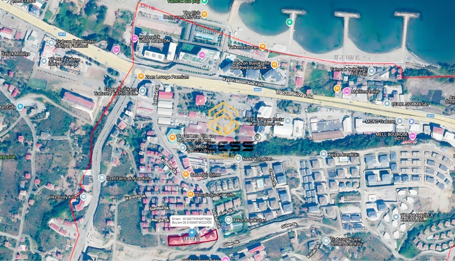 Trabzon Yalıncak Bilkent Sitesinde Satılık Sıfır 3+1 Daire — fotoğraf 7