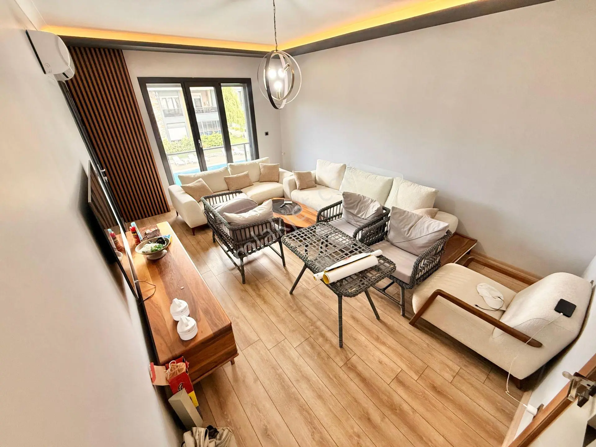 .꧁yetkili Ay Emlaktan꧂denize Sadece 200 Mt Yüzme Havuzlu Güvenlikli Satılık 4+1 Eşyalı Dublex Daire — fotoğraf 9