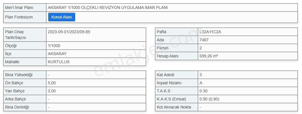 Aksaray Bahçeli Mahallesinde Müstakil Ev Ve Arsası(700m²) — fotoğraf 16