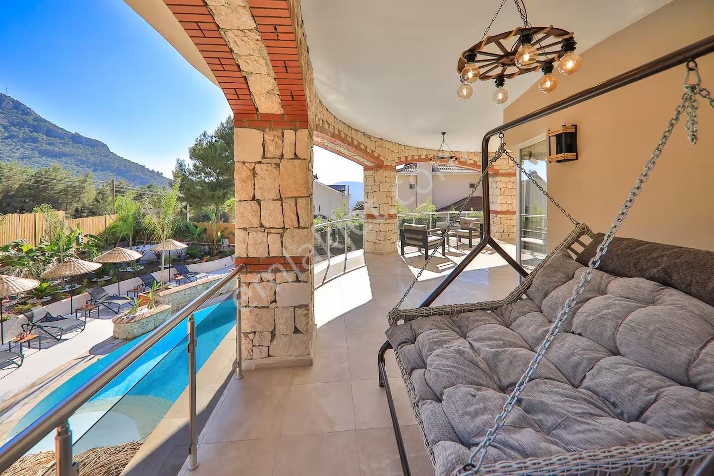 Remax'tan- Fethiye Ovacık'ta, Deniz Manzaralı 4+1 Müstakil Villa — fotoğraf 20