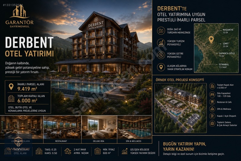 Garantör// Villa Projesine Uygun 0.50 Kaks-9.419m2 Köşe Parsel// — fotoğraf 17
