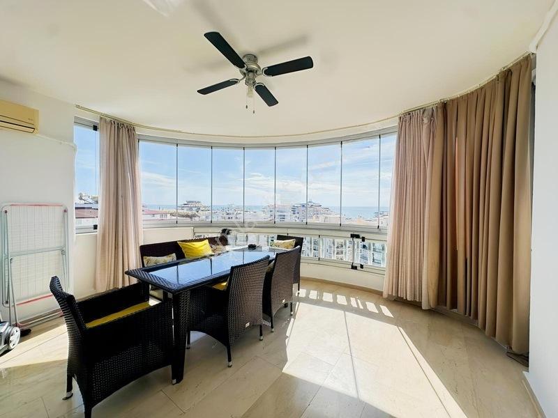 Alanya Tosmur'da 2+1 Eşyalı Deniz Manzaralı Satılık Daire — fotoğraf 10