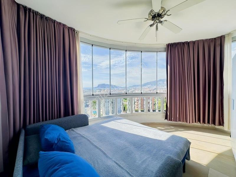 Alanya Tosmur'da 2+1 Eşyalı Deniz Manzaralı Satılık Daire — fotoğraf 17