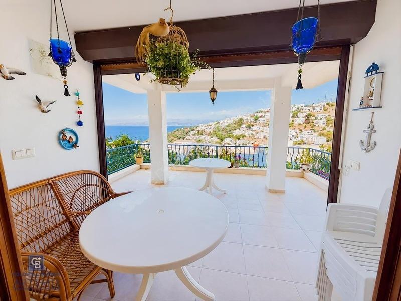 Bodrum Kadıkalesi Ormancılar Sitesi-deniz Manzaralı Tripleks — fotoğraf 8