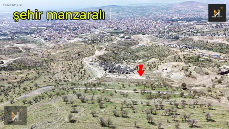 *nova* Harputta Şehir Manzaralı Projeli 445 M2 Lik Villa Arsası — fotoğraf 2