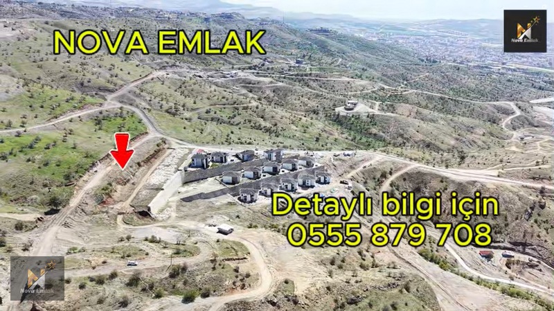*nova* Harputta Şehir Manzaralı Projeli 445 M2 Lik Villa Arsası — fotoğraf 9