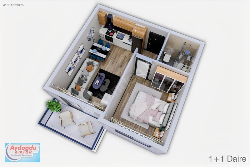 Aydoğdu Emlaktan,gazipaşa Pazarcıda,dreams Homes'de,1+1 Lüks — fotoğraf 13