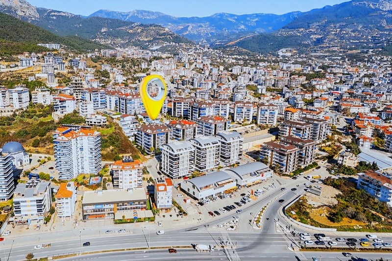 Alanya'da Deniz Manzaralı Satılık 1+1 Daire Lux Site İçerisinde — fotoğraf 6