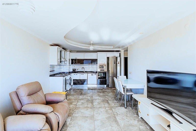 Alanya'da Deniz Manzaralı Satılık 1+1 Daire Lux Site İçerisinde — fotoğraf 12