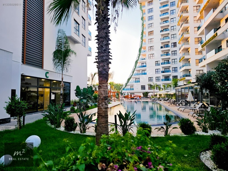 Mahmutlar'da Green Ocean Sitesi 1+1 Eşyalı Kiralık Daire