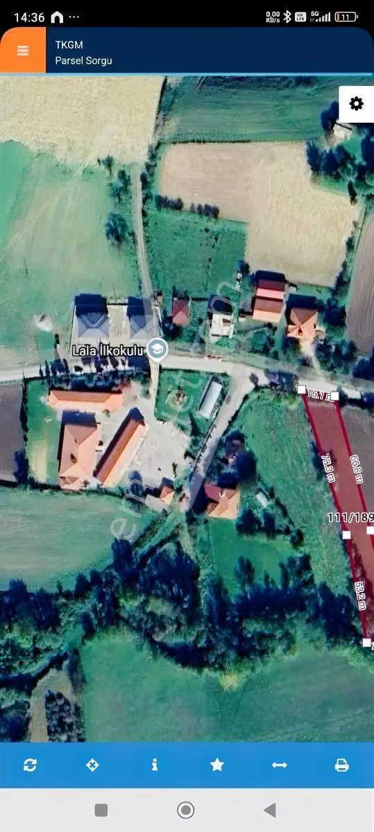Lala Köyünde Satılık Arsa Okulun Yani