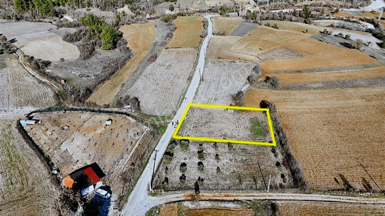 Yenibağyaka'da Köye Yakın Anayol Kenarı 1222 M2 Tarla — fotoğraf 5