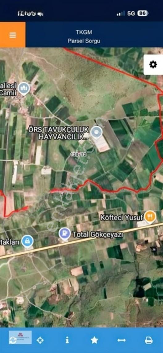 Koca Avşar Mah Ana Yola Yakın Işıklarda 1370 M2 Yolu Olan — fotoğraf 3