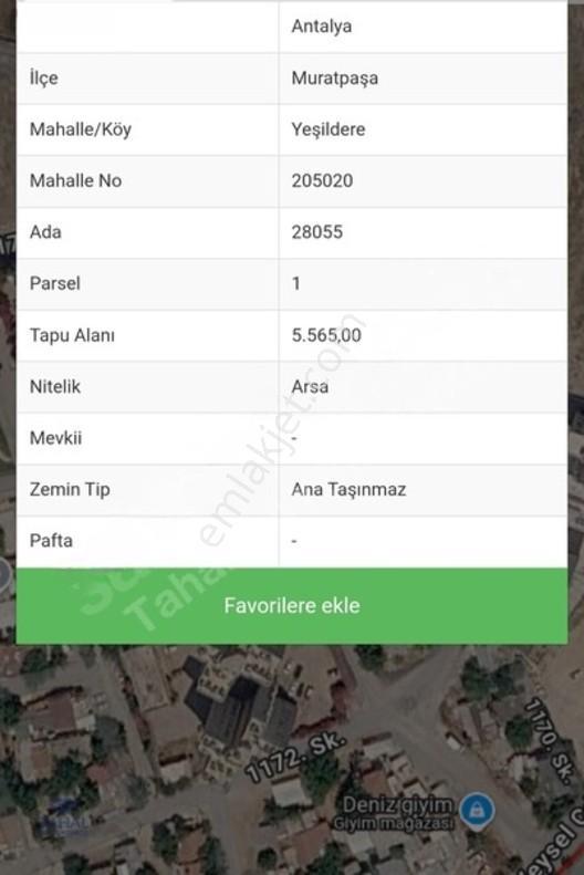 Yeşildere Mh.satılık 517m2 Arsa Acil Satılık'tır Pazarlık Vardır — fotoğraf 4