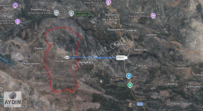 Aydın Satıyordan Antalya Aksekide Kaçırılmıycak 746m2 Tarla — fotoğraf 5