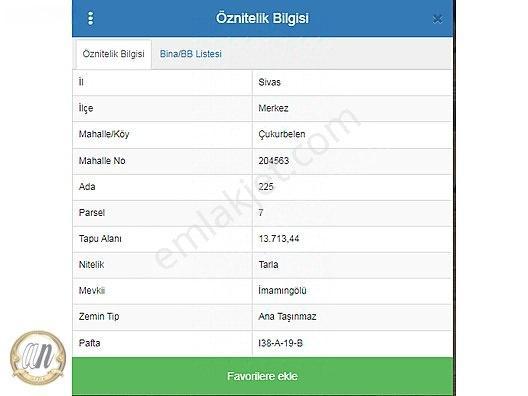 Alfin Gayrimenkul'Den Çukurbelen'De Tek Tapu Fırsat Tarla !!!