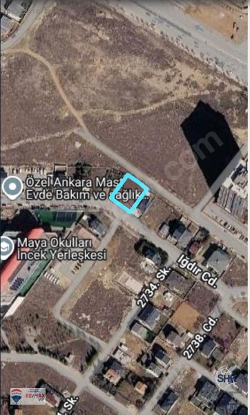 İncek Tek Yapıda Satılık 750 Metrekare Köşe Villa Arsası — fotoğraf 2