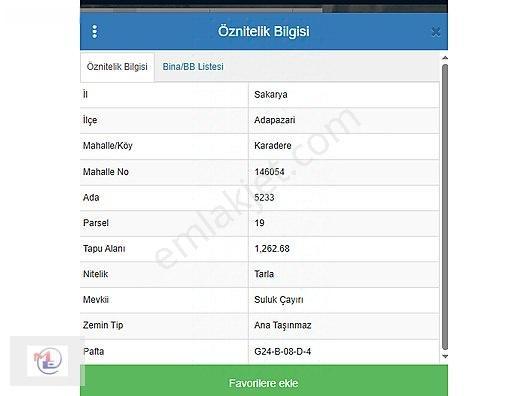 Mertcan'dan Adapazarı Karadere'de Ana Yola Yakın Müstakil Tarla — fotoğraf 10