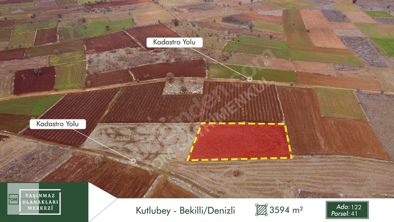 Denizli,bekilli,kutlubey Mahallesi 3.594 M2 Merkeze Yakın Arazi — fotoğraf 4
