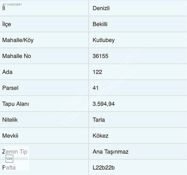Denizli,bekilli,kutlubey Mahallesi 3.594 M2 Merkeze Yakın Arazi — fotoğraf 10