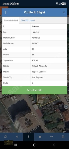 Sakarya Hendek Merkez'de Satılık 408 M² Arsa — fotoğraf 10