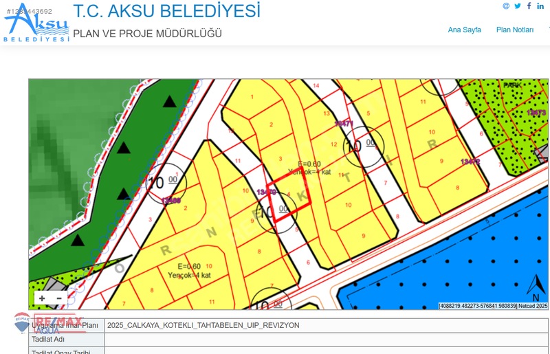Deniz Gören 343 M² Konut İmarlı Satılık Müstakil Arsa — fotoğraf 5
