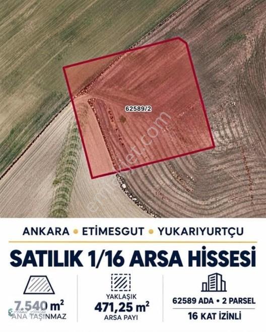 Etimesgut Yukarıyurtçuda Satılık 1/16 Hisse Arsa — fotoğraf 5