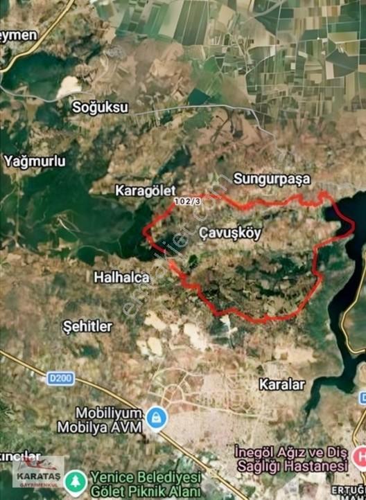 İnegöl Çavuşköyde Satılık Kupon Tarla — fotoğraf 6