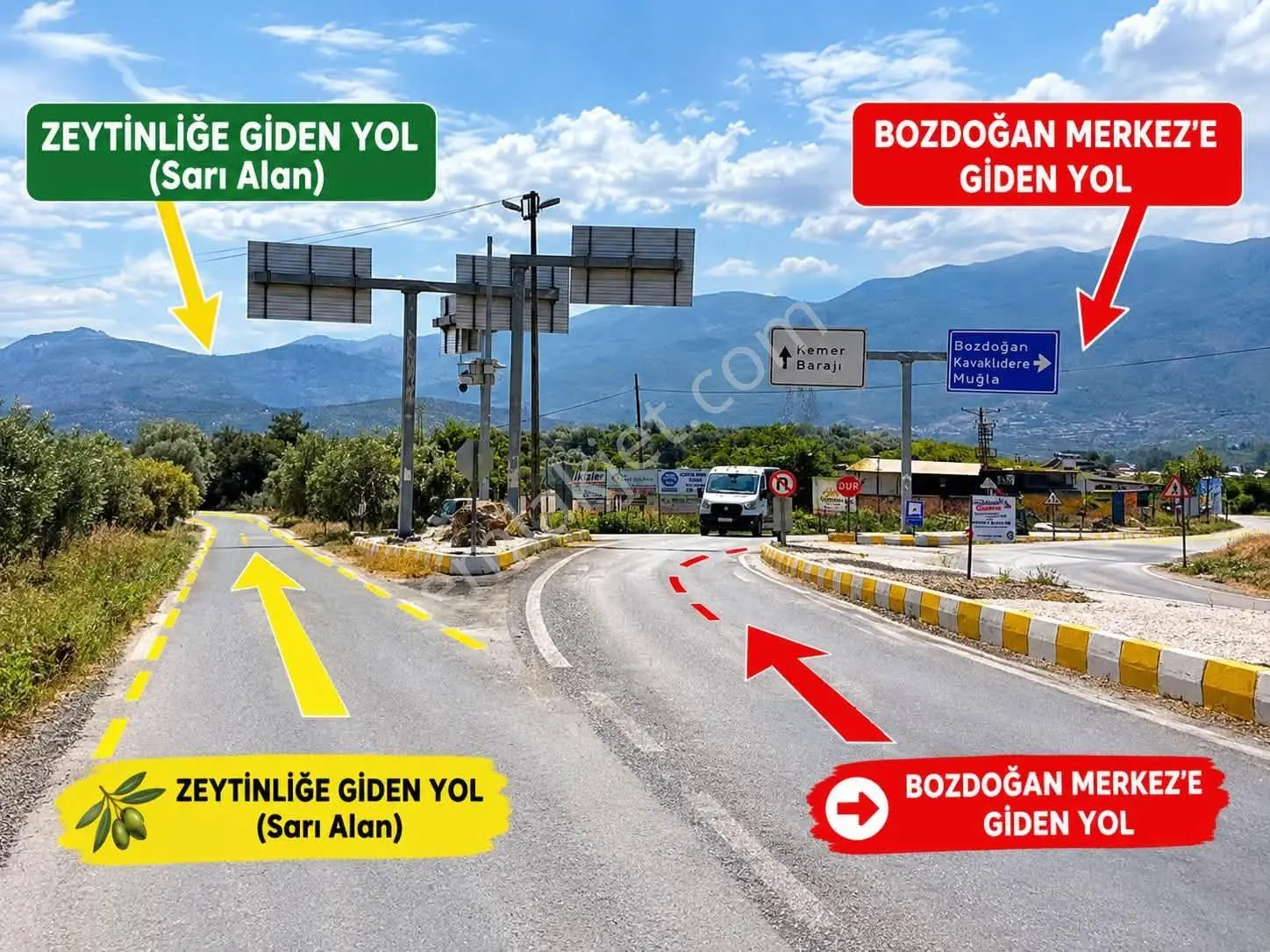 Aydın Bozdoğan Yeni Mahallesi’Nde Satılık Zeytinlik 17.472,75 M² – 600 Adet Yeti...