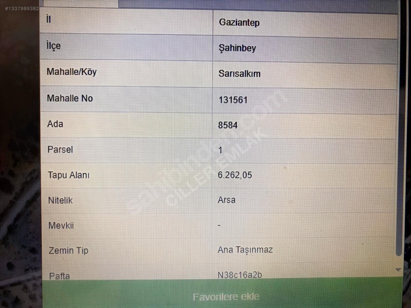 Çiller Emlak Sarısalkım Sat 238 M2 Çok Uygun A2 Vil Hisse Arsa — fotoğraf 4