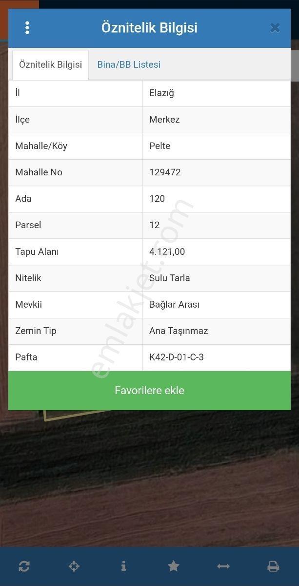 Doğukan Real Estate | Elazığ Pelte Köyü 4121 M² Sulu Tarla — fotoğraf 2