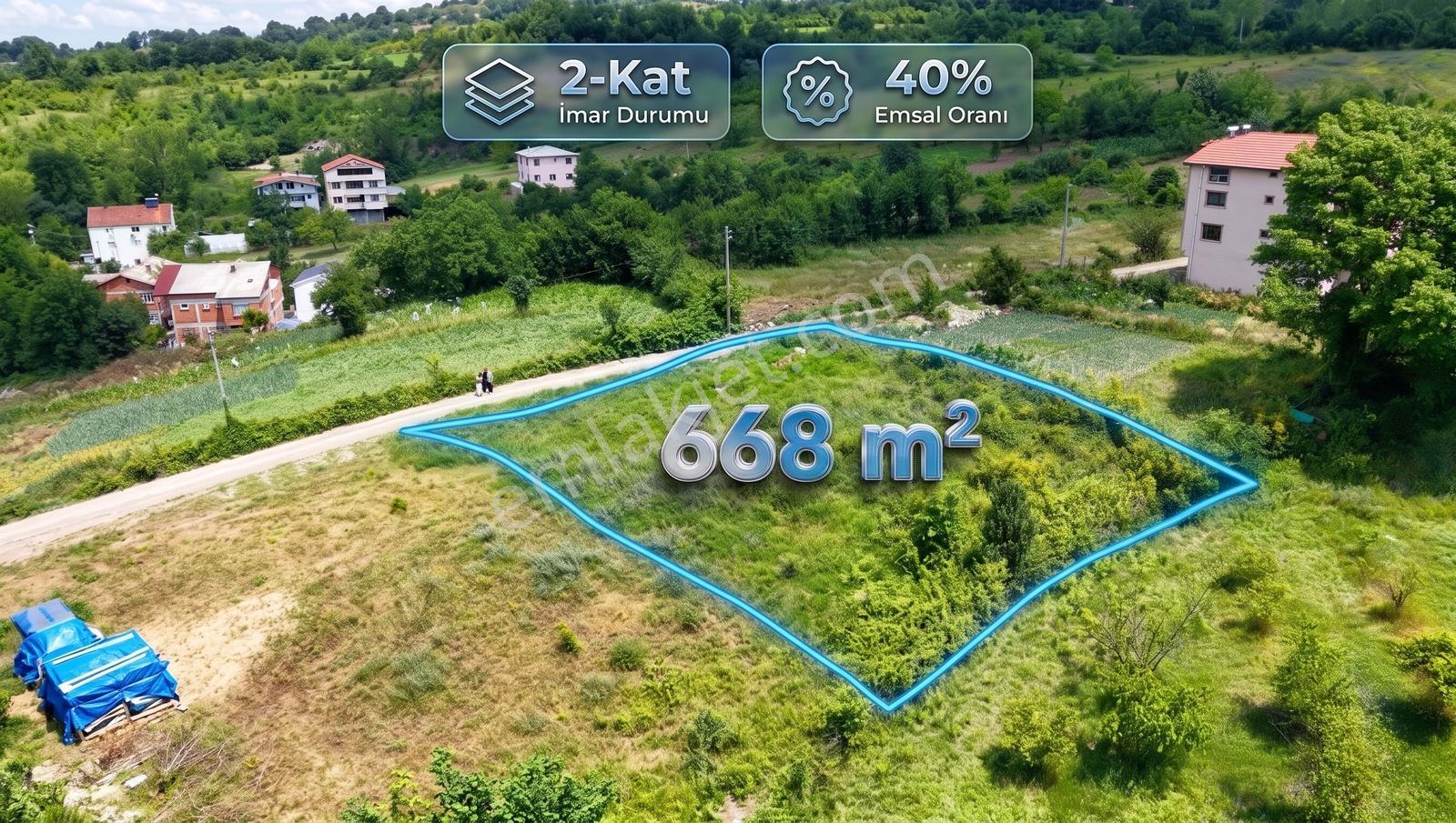 Kozcağız'Da %40 İmarlı, 668 M² Satılık Arsa