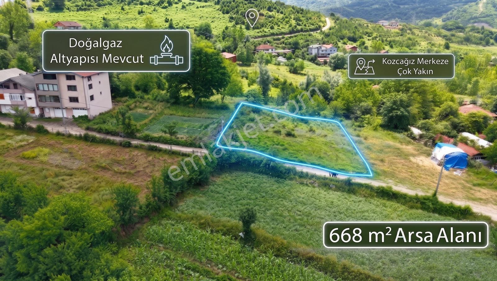 Kozcağız'da %40 İmarlı, 668 M² Satılık Arsa — fotoğraf 2