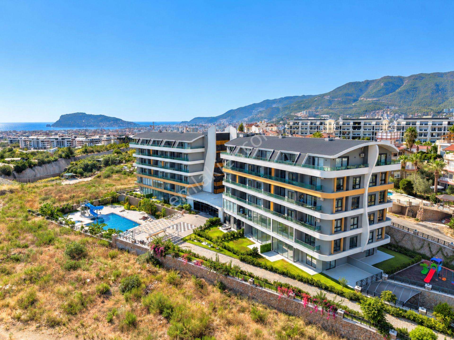 Alanya Oba'da Satılık Ful Eşyalı Deniz Ve Havuz Manzaralı 1+1 Daire — fotoğraf 7