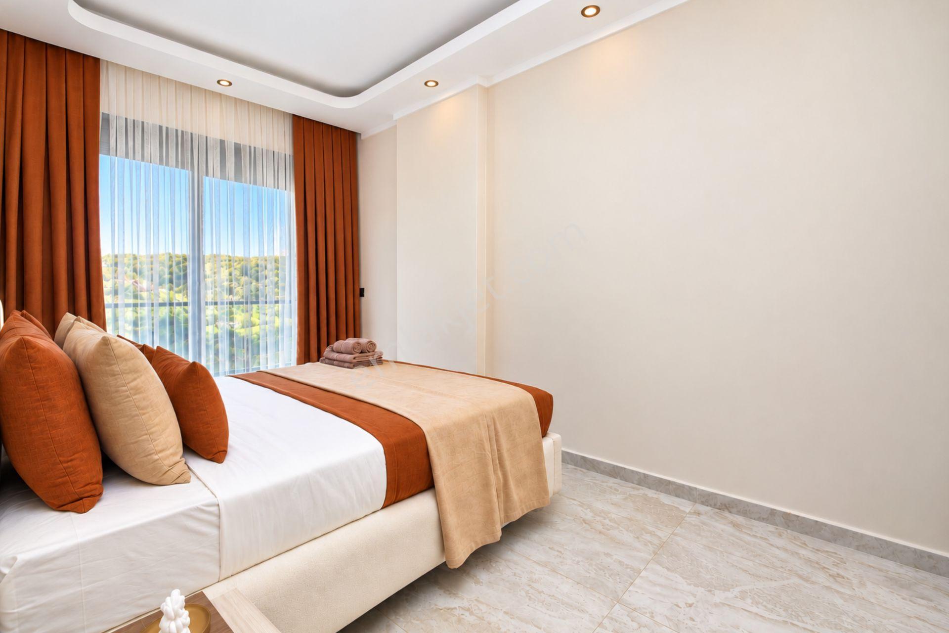 Alanya Oba'da Satılık Ful Eşyalı Deniz Ve Havuz Manzaralı 1+1 Daire — fotoğraf 21
