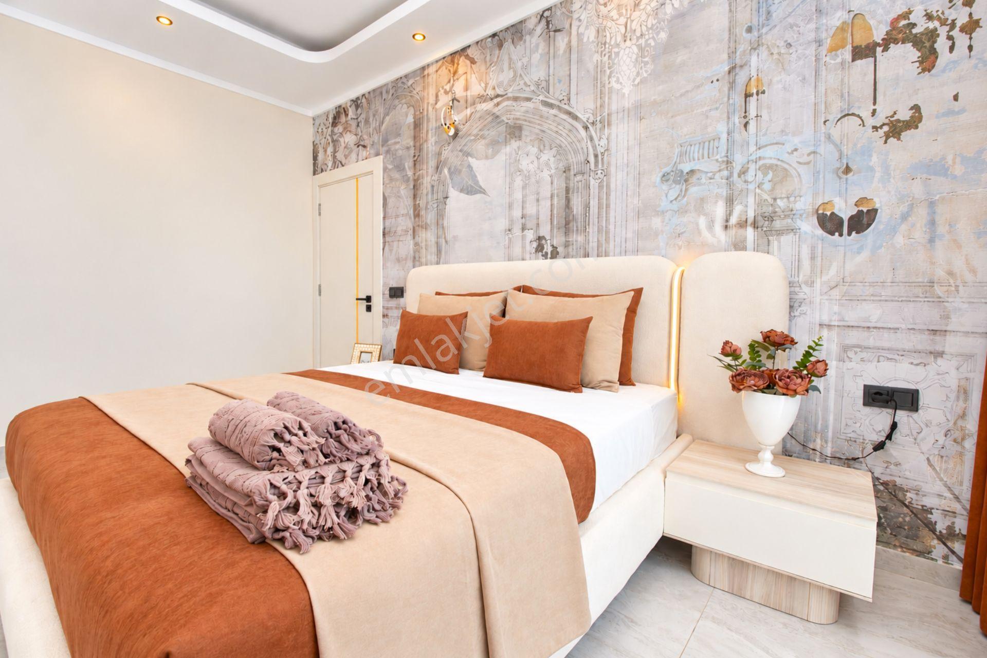 Alanya Oba'da Satılık Ful Eşyalı Deniz Ve Havuz Manzaralı 1+1 Daire — fotoğraf 23
