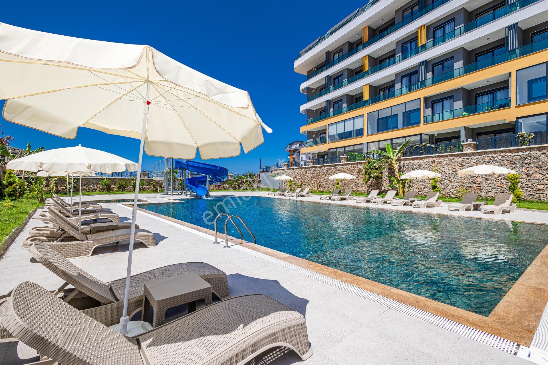 Alanya Oba'da Satılık Ful Eşyalı Deniz Ve Havuz Manzaralı 1+1 Daire — fotoğraf 30