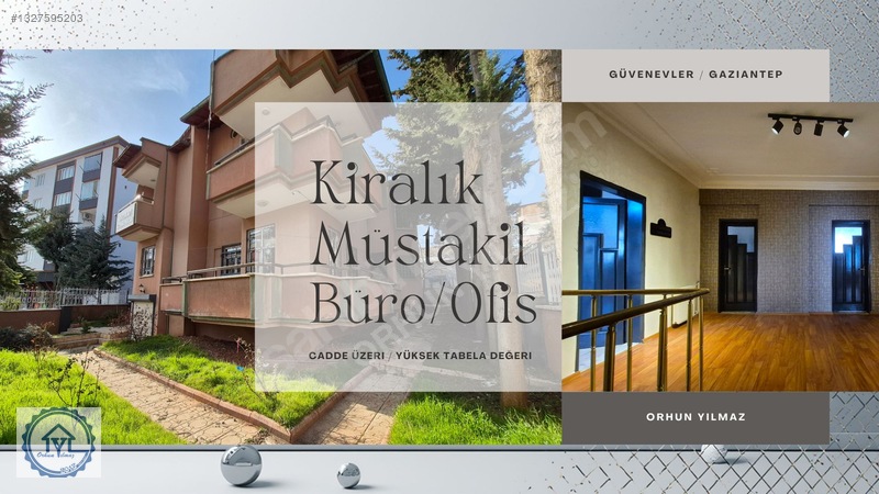 Güvenevler'de Cadde Üzeri Kiralık 650m² Müstakil Villa (ofis)