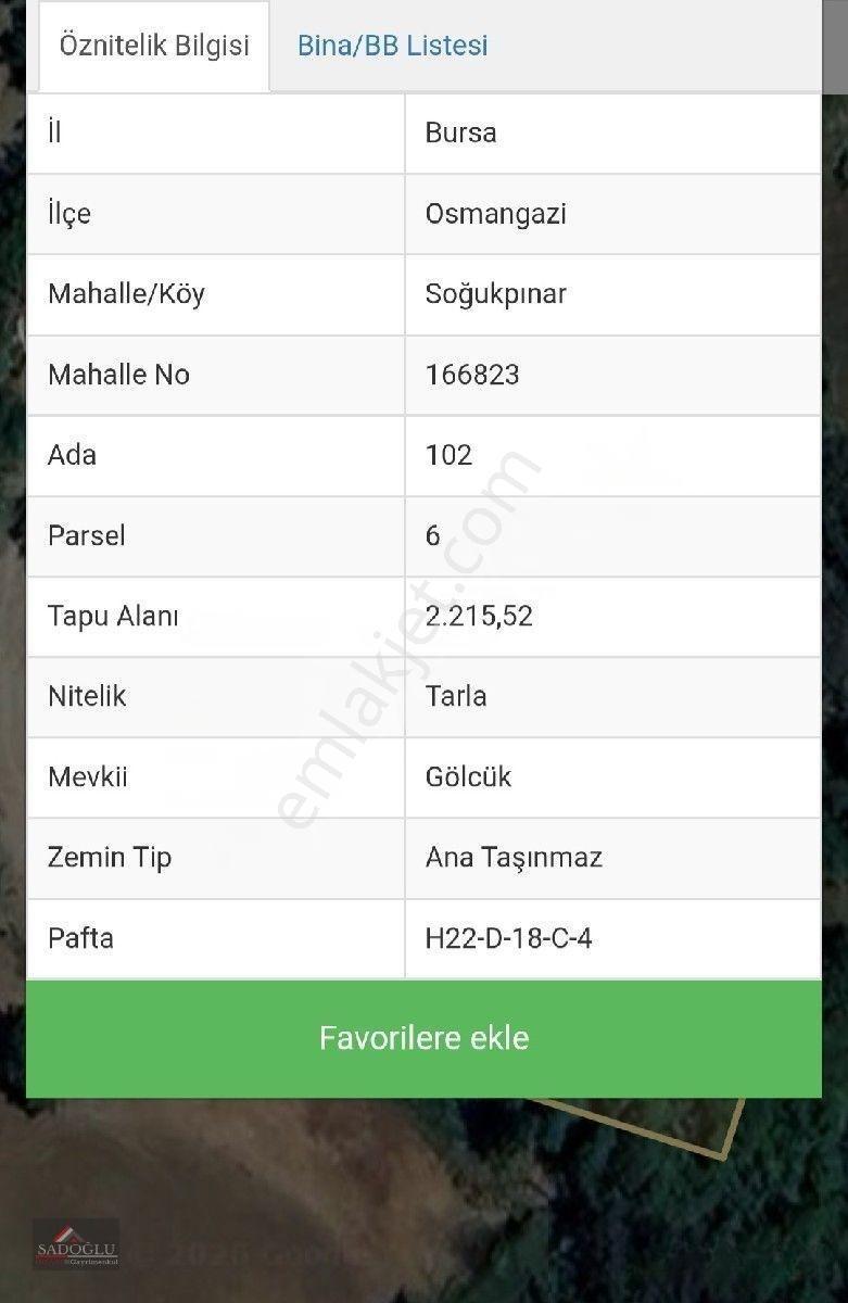 Osmangazi Soğukpınarda 2.215 M2 Satılık — fotoğraf 23