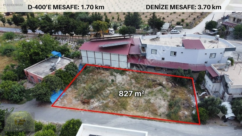 Kargıpınarı Çarkçılı Da Satılık 827 M2 İmarlı Arsa