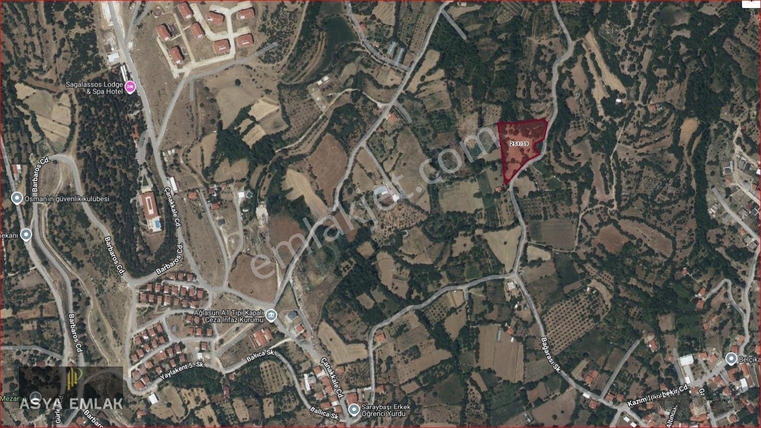 Ağlasun Kıraç Mahallesinde Doğa İle İç İçe Fırsat Arazi — fotoğraf 33
