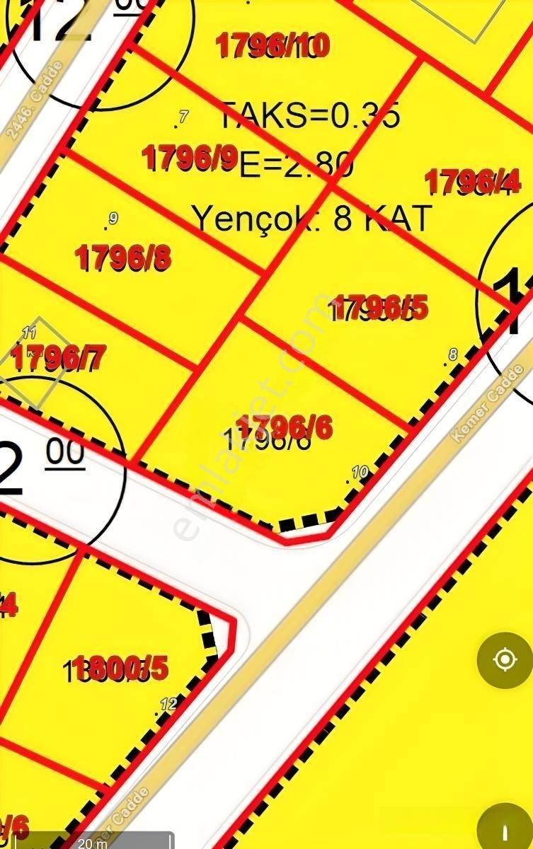 Odabaşı İskenderun Yoluna Yakın 8 Kat Imarlı Kose Parsel — fotoğraf 4