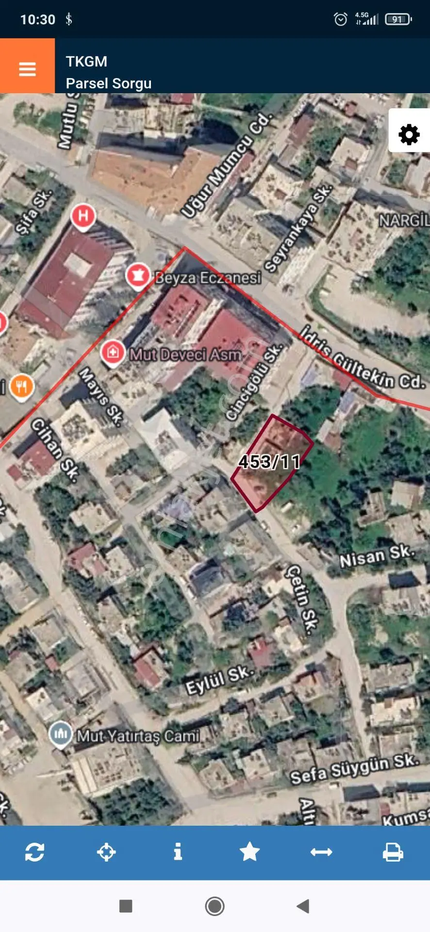 Yatirtaş Mahallesi Eski Hastane Yanı Satılık Parsel