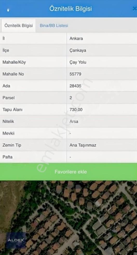 Çayyolu Beysukent'te 730 M², 0.50 Emsal, Satılık Arsa — fotoğraf 2