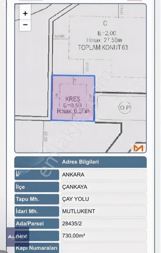 Çayyolu Beysukent'te 730 M², 0.50 Emsal, Satılık Arsa — fotoğraf 5